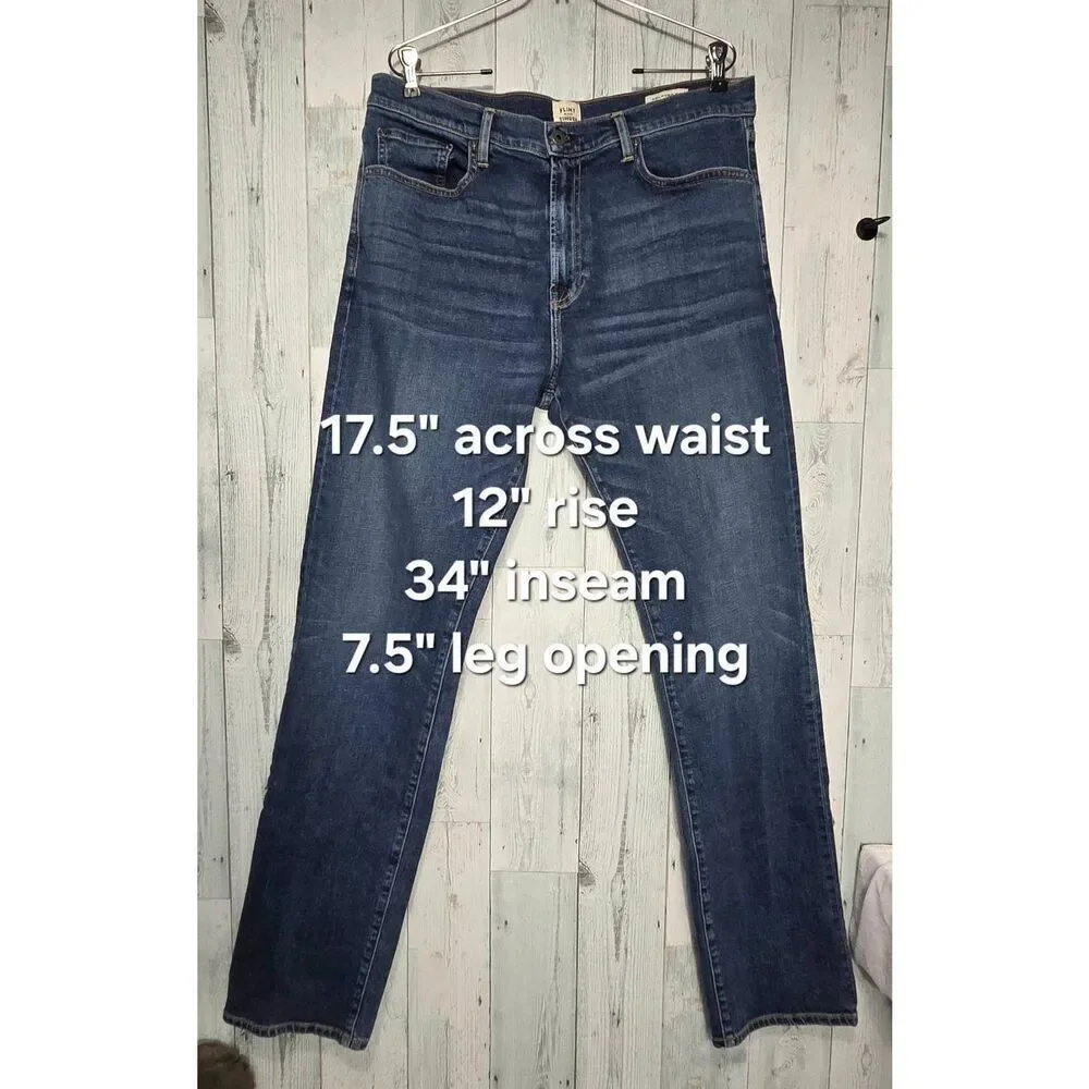 Flint and Tinder All-American Relaxed Fit Stretch Denim Jeans Sz. 34 x 34